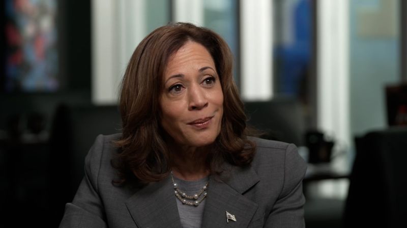 Harris tells CNN that she would name a Republican to serve in her C...